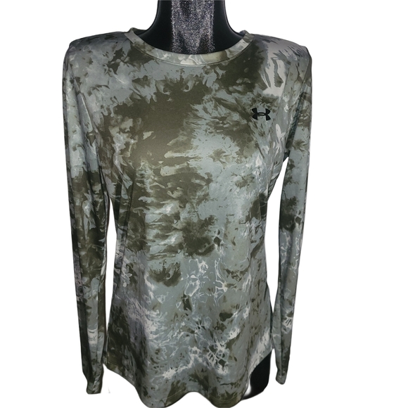 Under Armour Women's Camo Velocity Printed Long Sleeve Top L - Picture 1 of 6